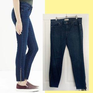 Madewell Skinny Skinny Zip Jeans